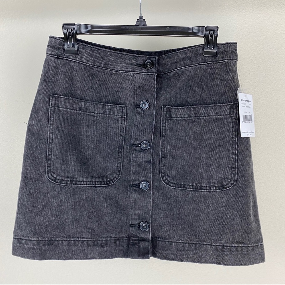 Free People high rise mini skirt.